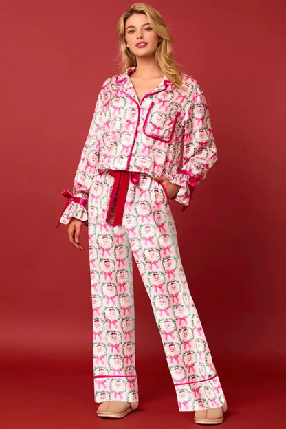 Velina Moda | Christmas Character Sprint Pajama Long Set