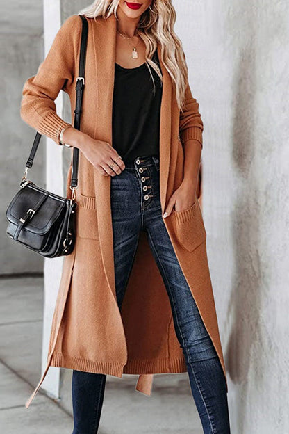 Velina Moda | Tie Lapel Cards Cardigan