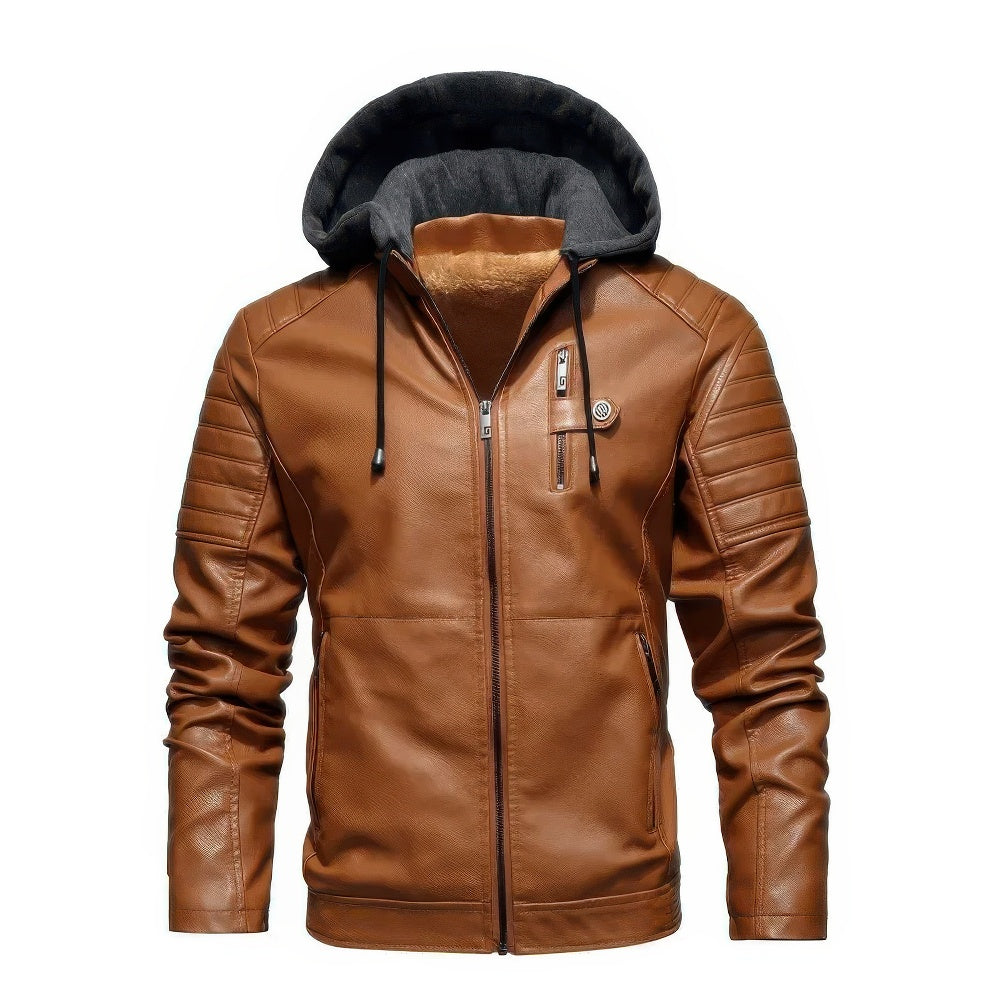 Velina Moda | Winter jacket with hood for men - Luxury and comfort
