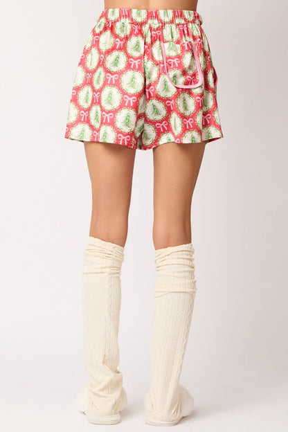 Velina Moda | Christmas Character Sprint Pajama Short Set