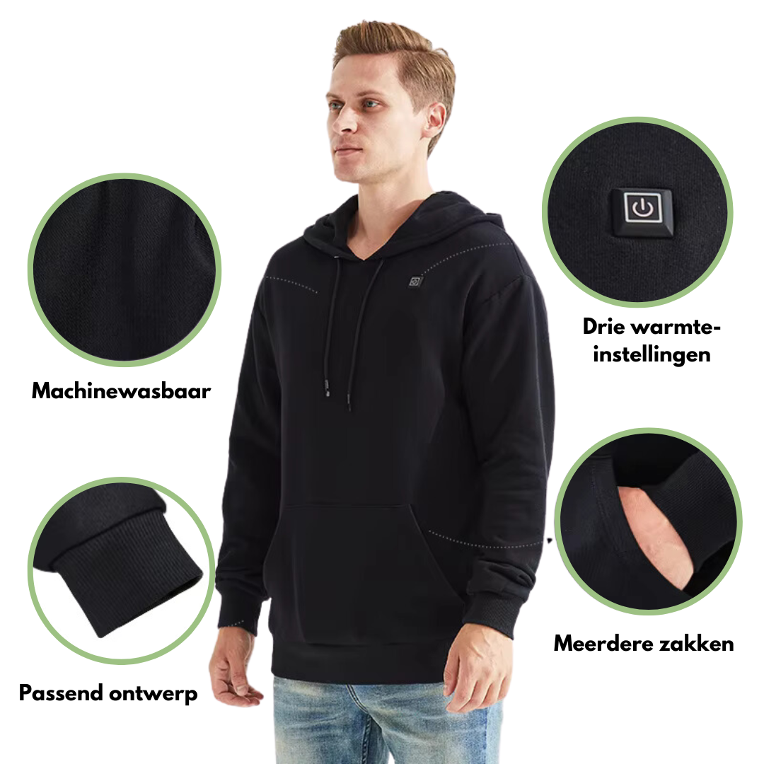Velina Moda | Hoodie - USB - Stylish and warm for winter