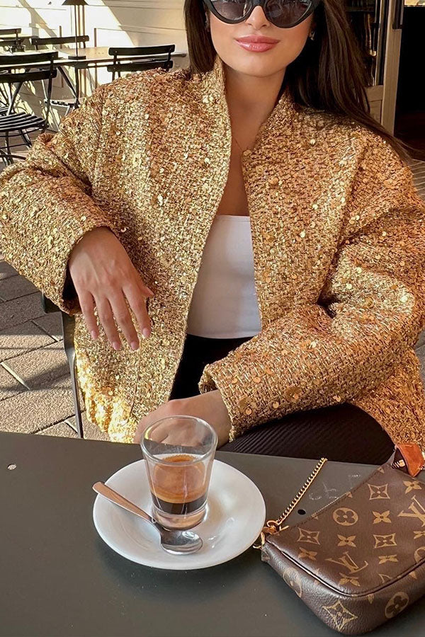 Velina Moda | Small Stand-Up Collar Jacket