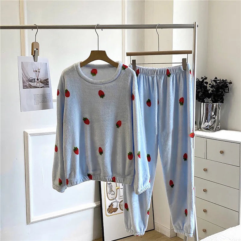 Velina Moda | Fleece Comfort Pajama - Sweet, Warm and Comfortable in 7 Trendy Variants