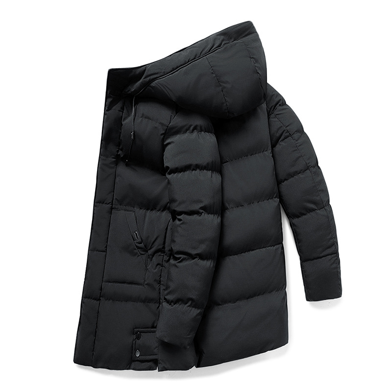 Andrés - Men's quilted coat with hood