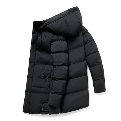 Andrés - Men's quilted coat with hood