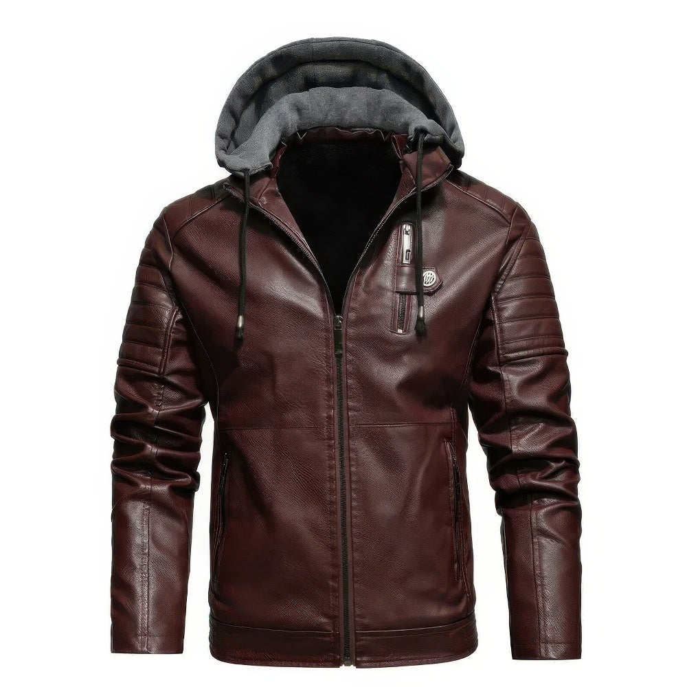 Velina Moda | Winter jacket with hood for men - Luxury and comfort