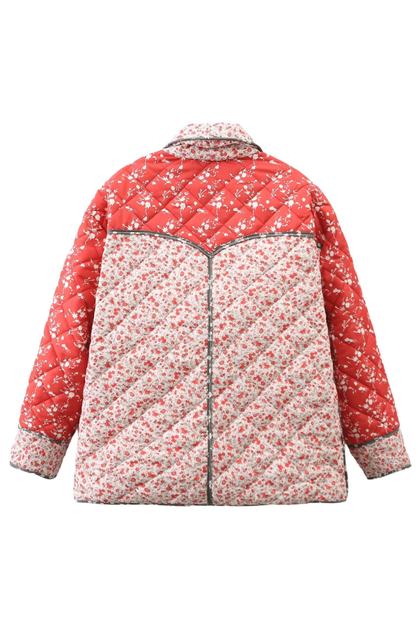 Velina Moda | Contrasting Color Shades Cotton Jacket