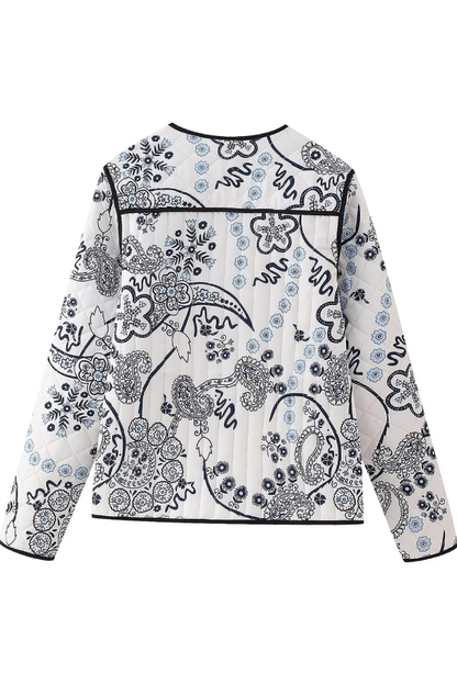Velina Moda | Casual Quilted Cotton Jacket