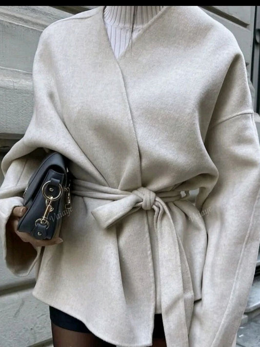 Velina Moda | Laced Jacket with Belt