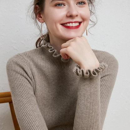 women's sweater with turtleneck