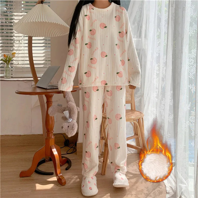 Velina Moda | Fleece Comfort Pajama - Sweet, Warm and Comfortable in 7 Trendy Variants