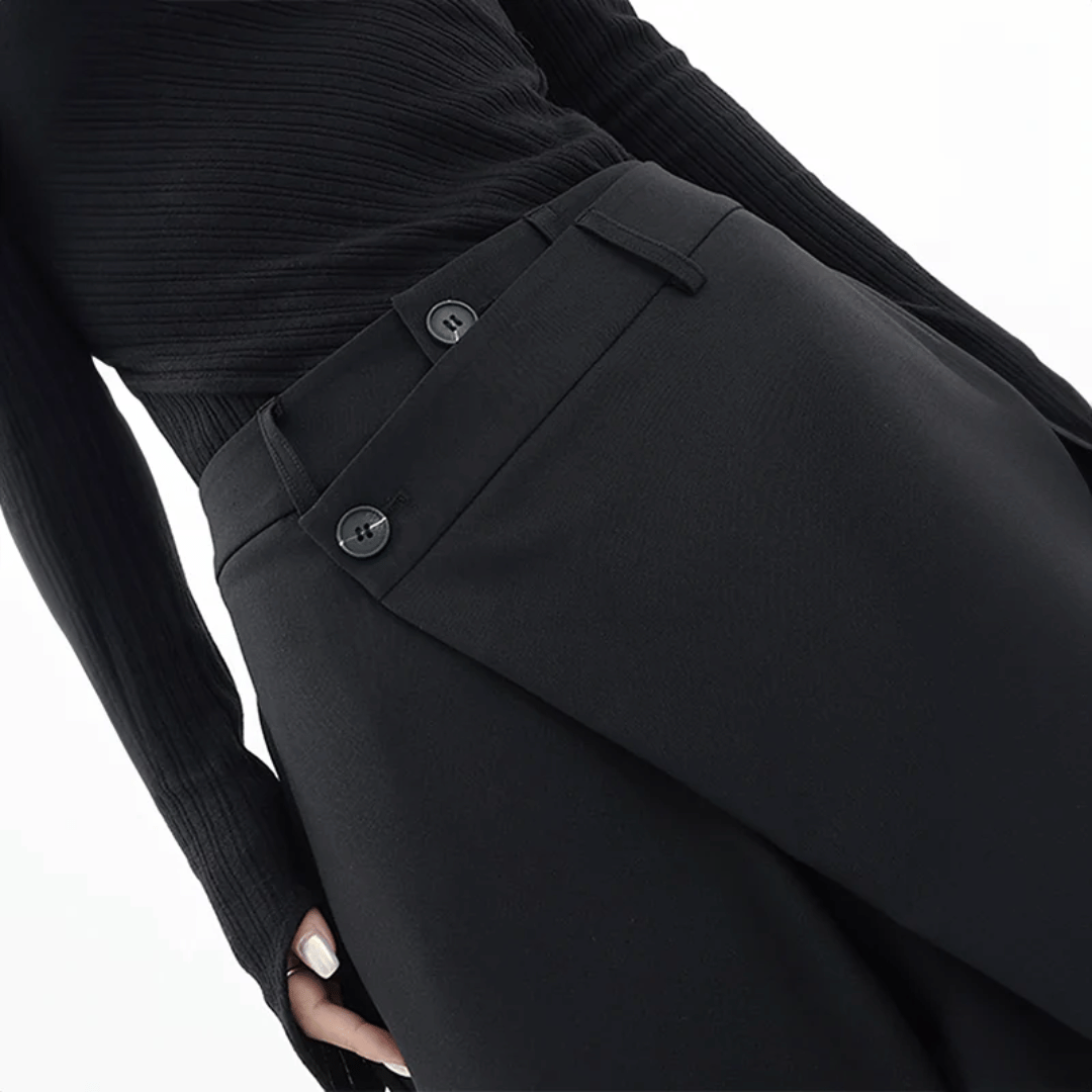 Velina Moda | Wide-Leg Pants - Asymmetrical & Luxurious Wide-Leg by Isabella Vionnet