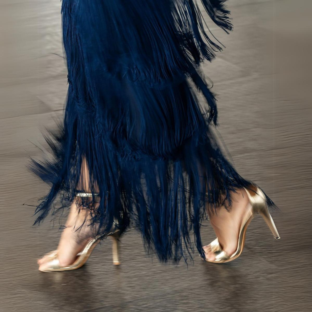 Elegant fringe dress