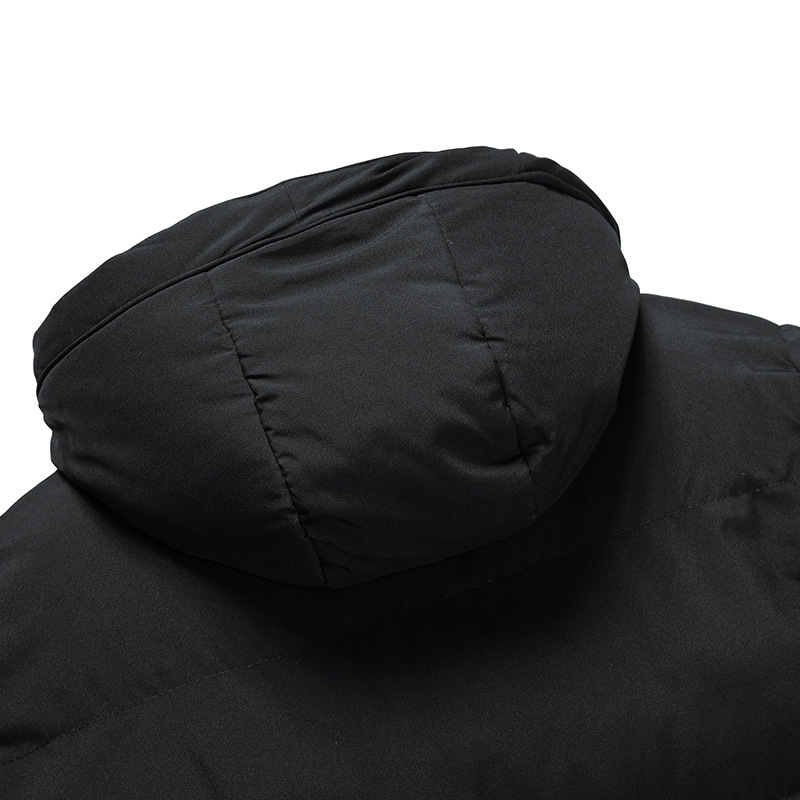 Andrés - Men's quilted coat with hood