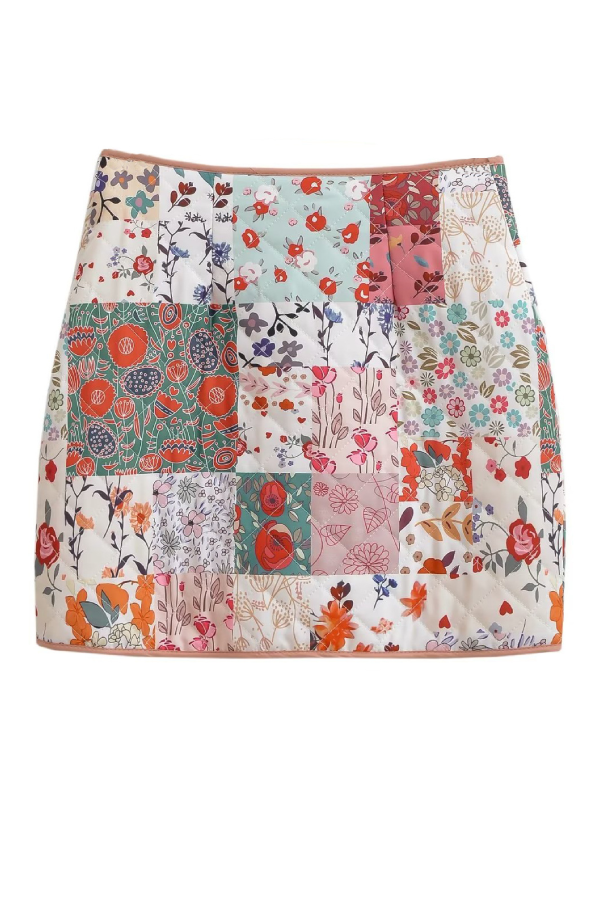 Velina Moda | Cotton Jacket + Vest + Skirt Set