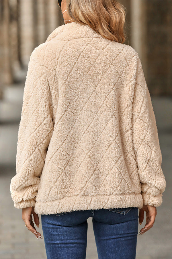 Velina Moda | Diamond Plush Jacket