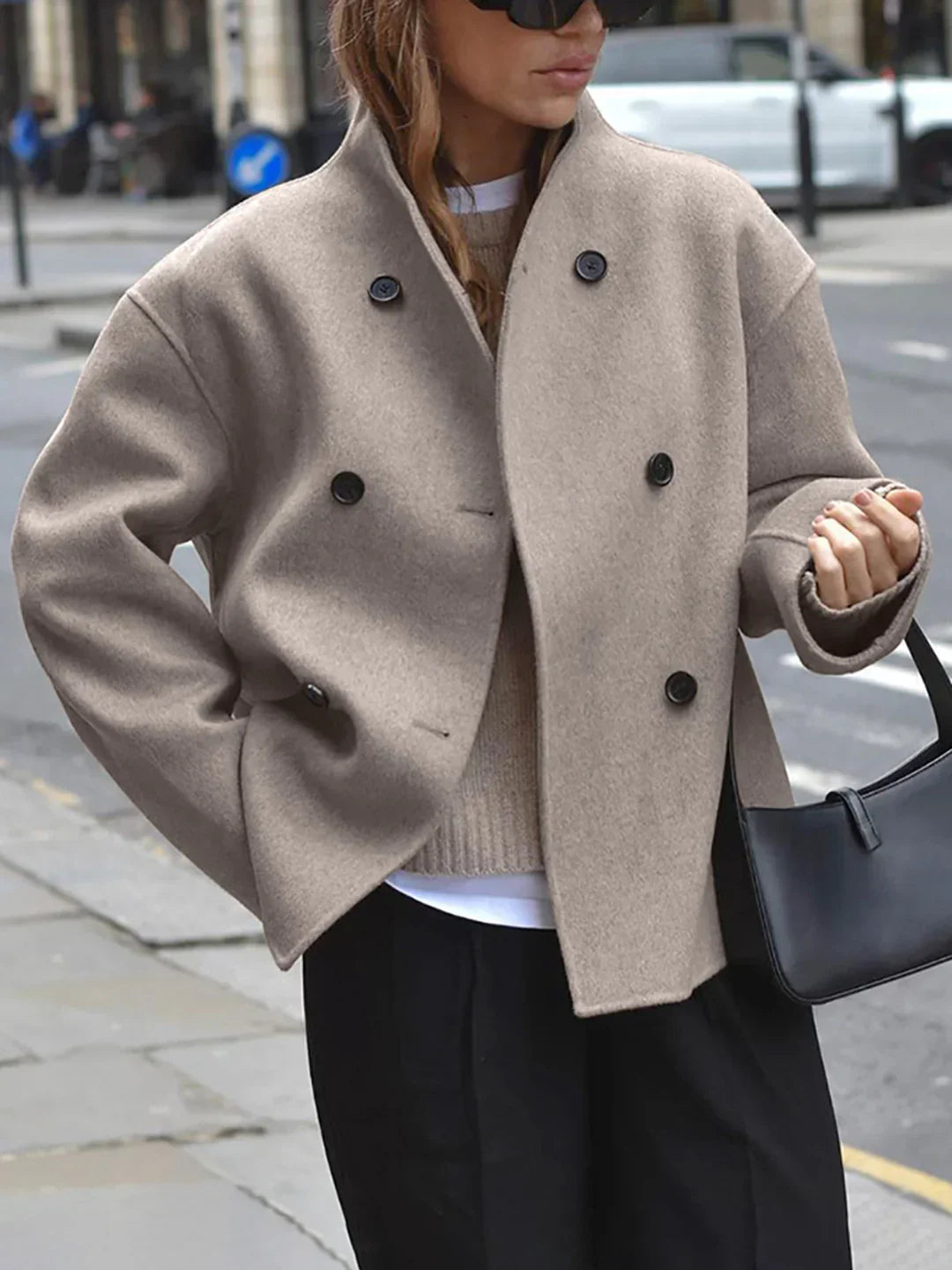 Velina Moda | Style Oversized Button-Down Jacket