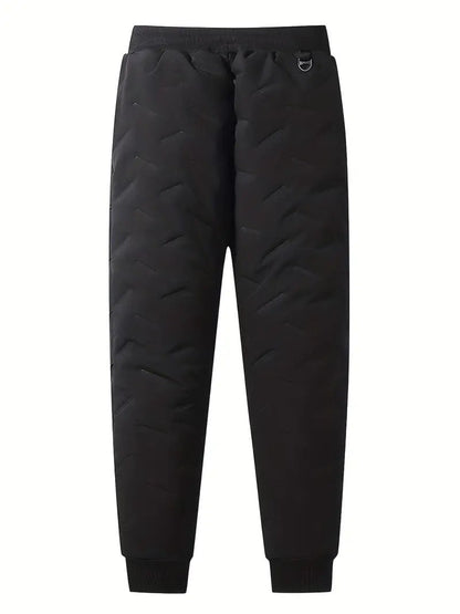 Velina Moda | Men's Double Layer Pants - Fleece Lined & Stylish Design