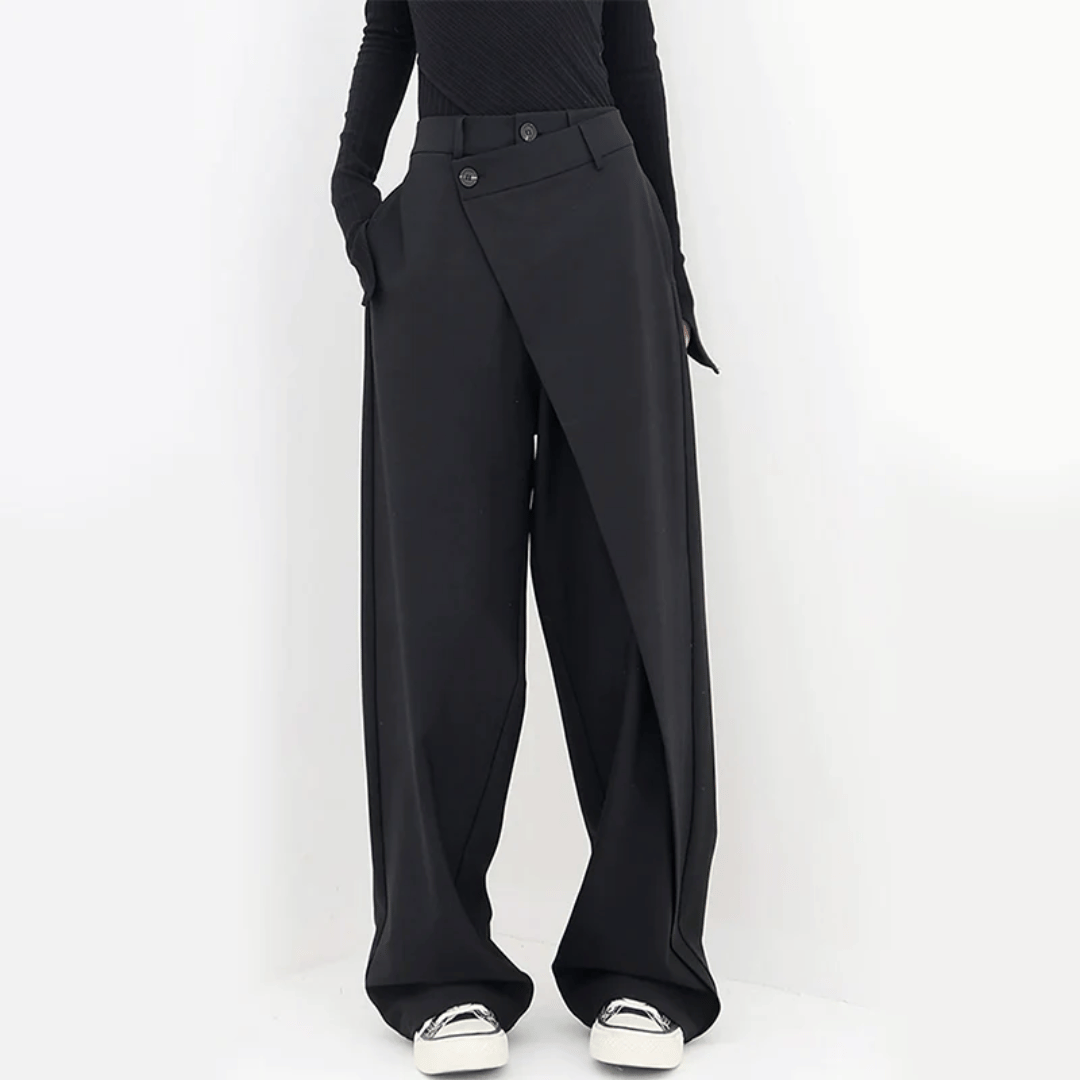 Velina Moda | Wide-Leg Pants - Asymmetrical & Luxurious Wide-Leg by Isabella Vionnet