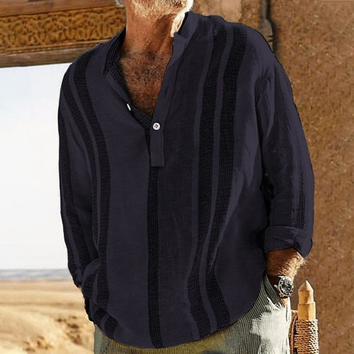 Sandro – Bohemian shirt with striped texture