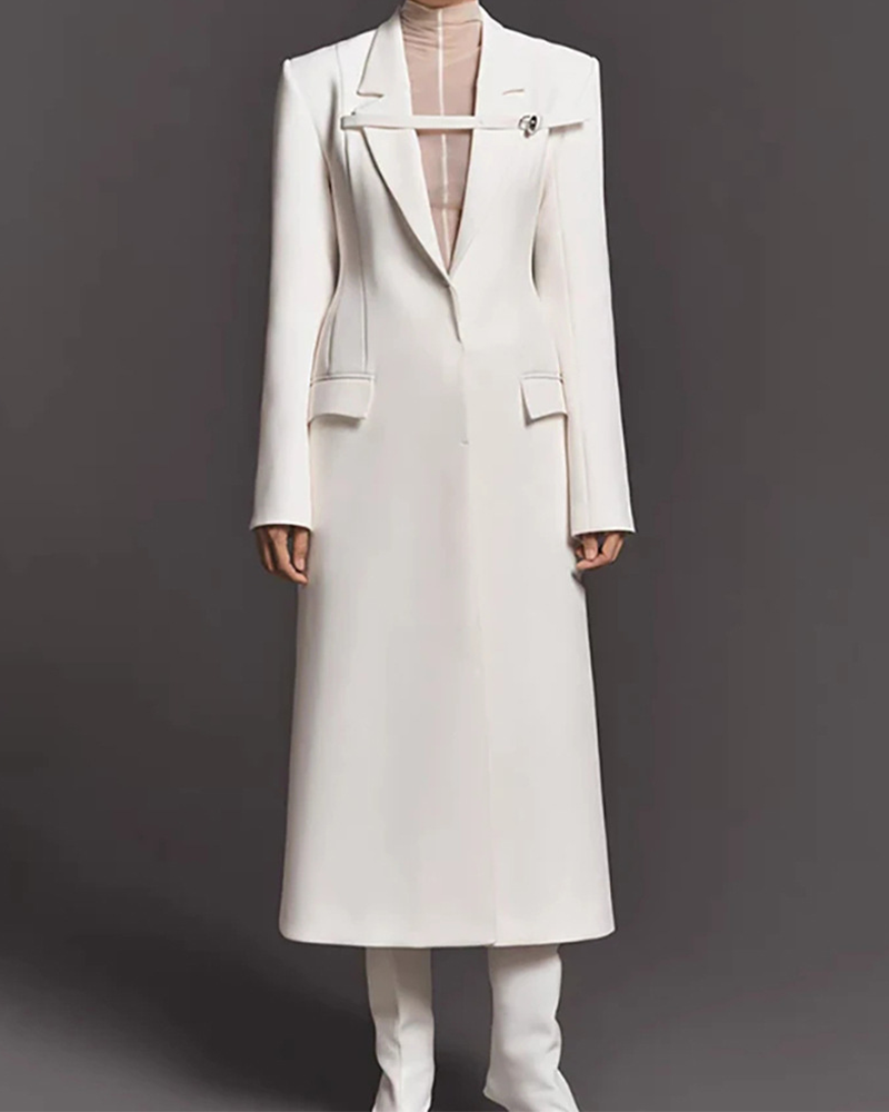 Velina Moda | Commuter Long Suit Jacket