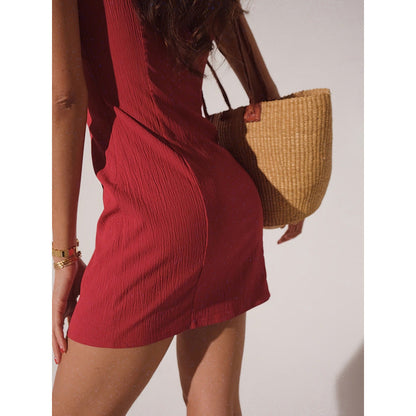 Reina - Mini dress with V-neck