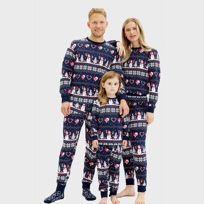 Velina Moda | Christmas Heart Christmas Pajamas Navy Men's