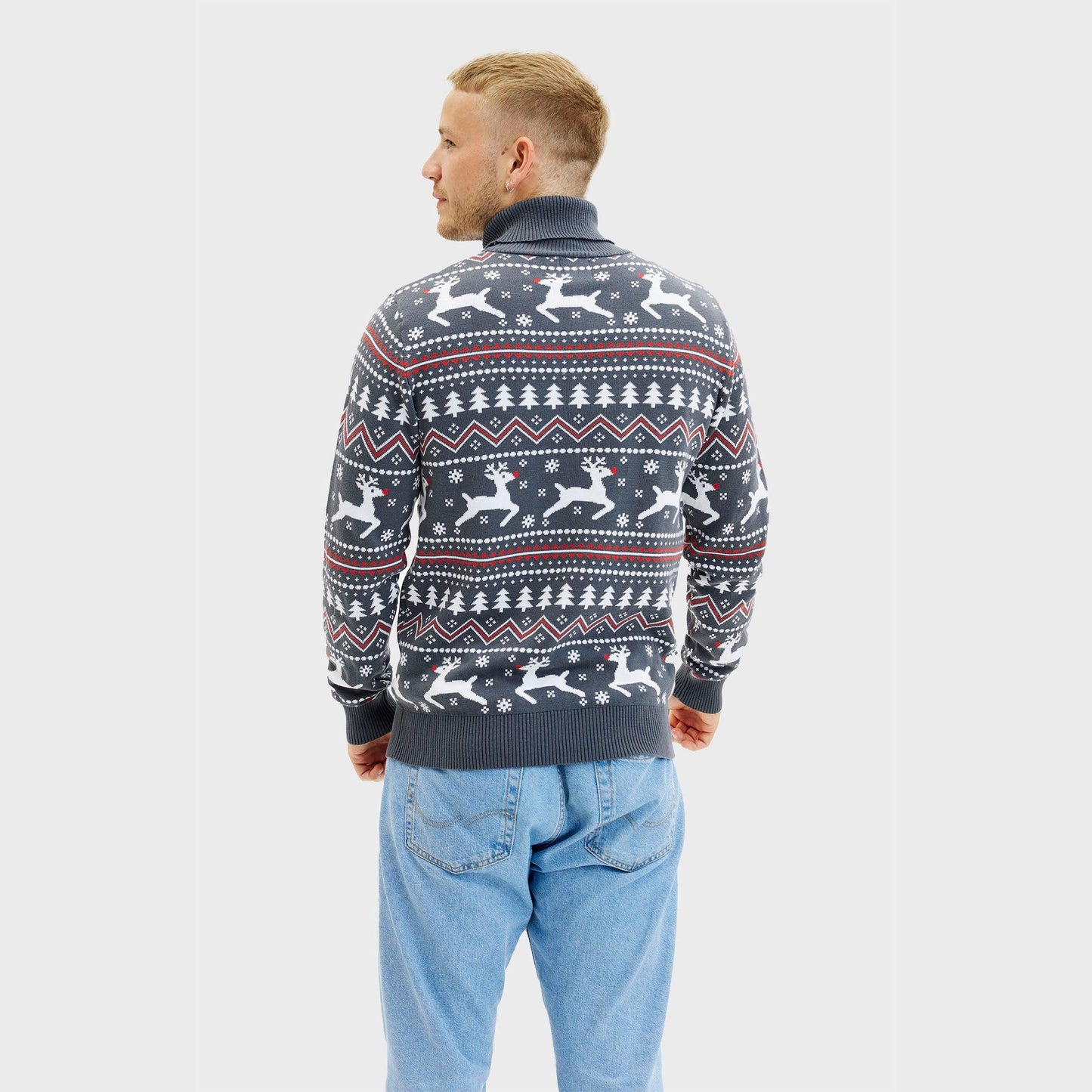 Velina Moda | The stylish Highneck Christmas sweater Men