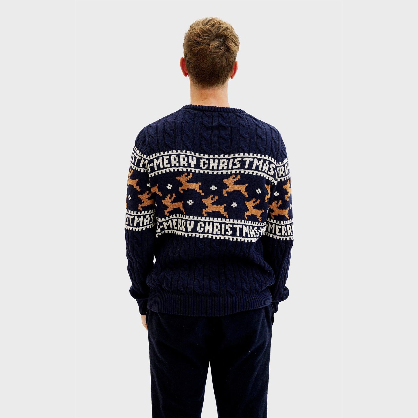 Velina Moda | The elegant Christmas sweater Blue Men