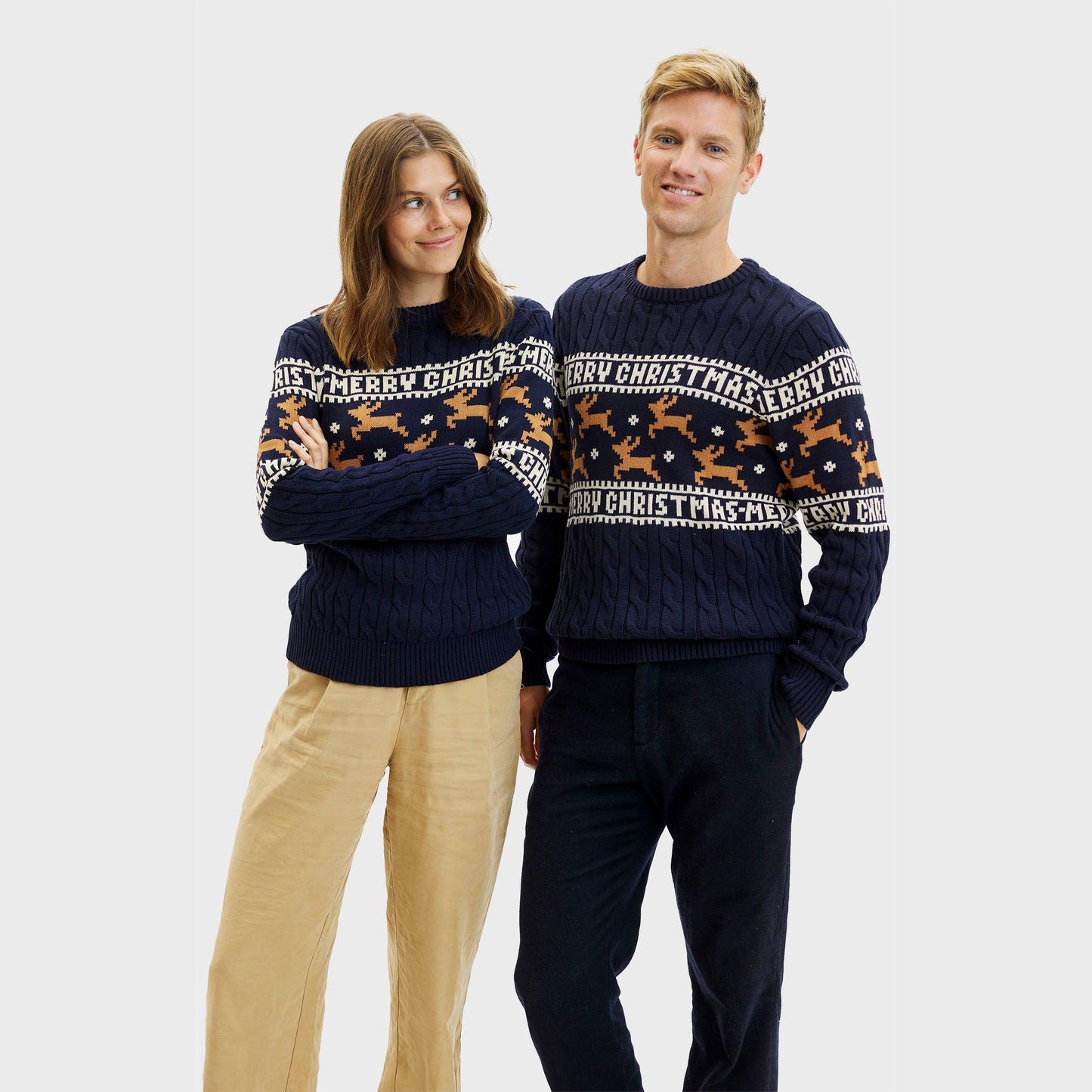 Velina Moda | The elegant Christmas sweater Blue Men