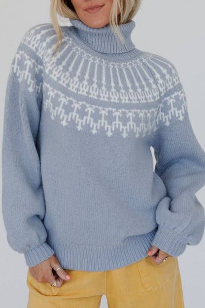 Velina Moda | Christmas Thickened Turtleneck Long Sleeve Knitted Sweater
