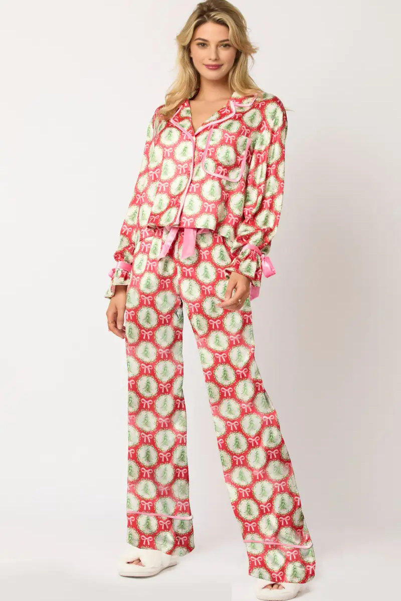 Velina Moda | Christmas Character Sprint Pajama Long Set