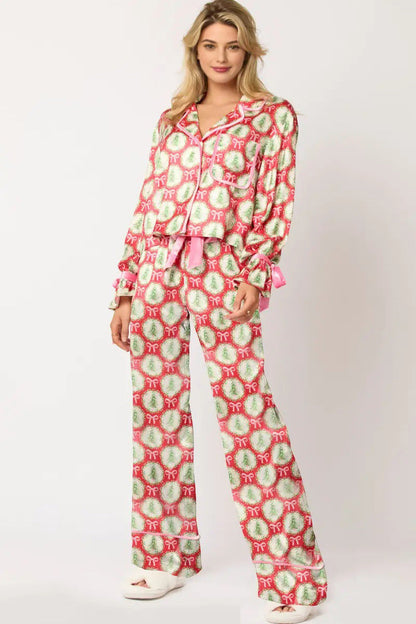 Velina Moda | Christmas Character Sprint Pajama Long Set