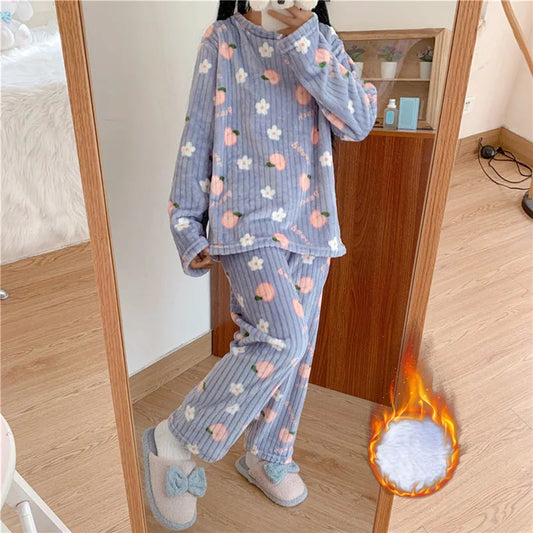 Velina Moda | Fleece Comfort Pajama - Sweet, Warm and Comfortable in 7 Trendy Variants