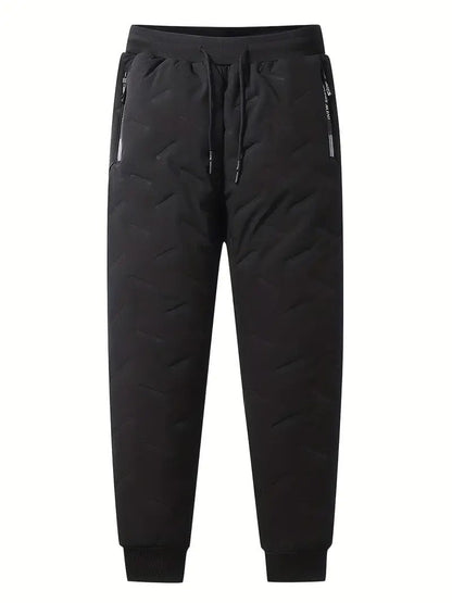 Velina Moda | Men's Double Layer Pants - Fleece Lined & Stylish Design