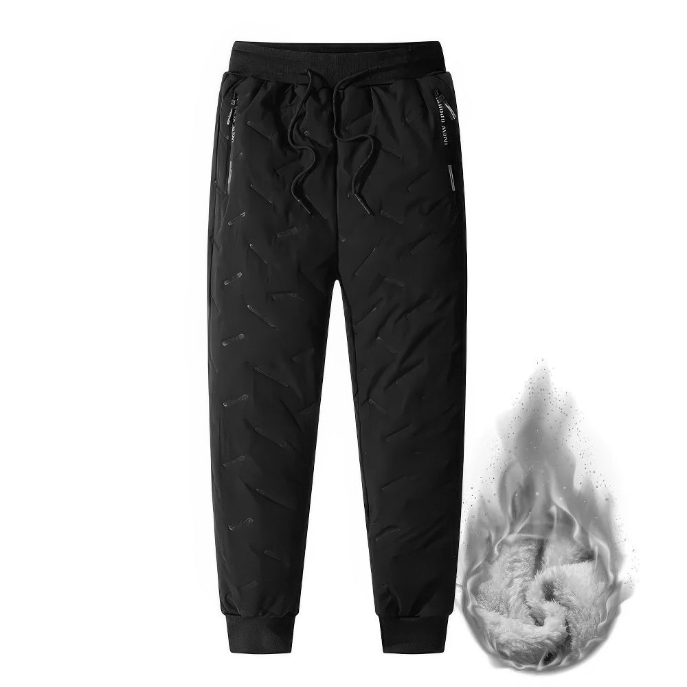 Velina Moda | Jogging pants - Plush thick fleece lined with drawstring
