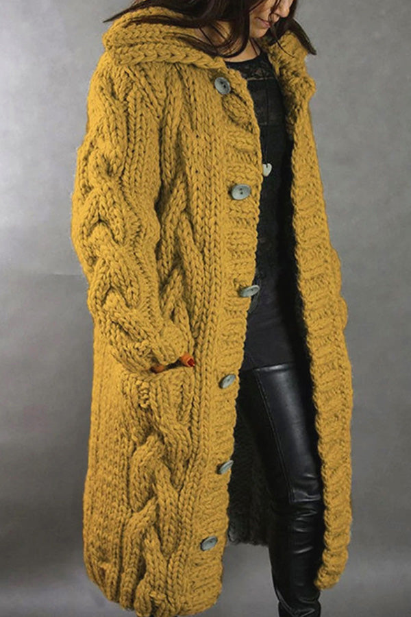Velina Moda | Cardigan Plus Size Sweater Jacket