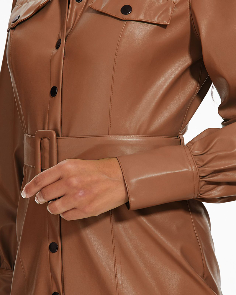 Velina Moda | Slim Waist Jacket Windbreaker Coat