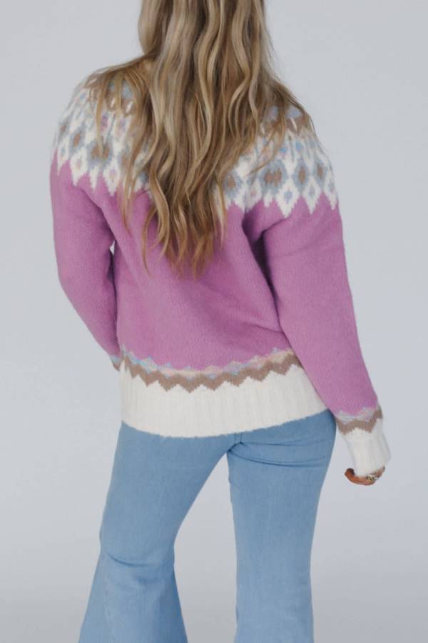 Velina Moda | Christmas Thickened Round Neck Long Sleeve Knitted Sweater