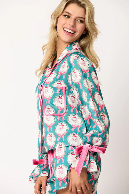 Velina Moda | Christmas Character Sprint Pajama Short Set