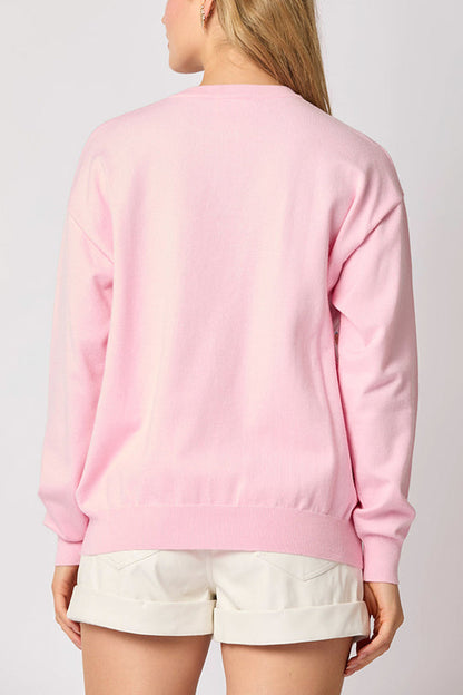 Velina Moda | Christmas Soldier Sequin Fashion Casual Sweatshirt