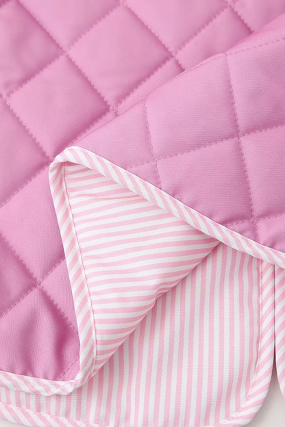 Velina Moda | Print Bow Puffer Jacket