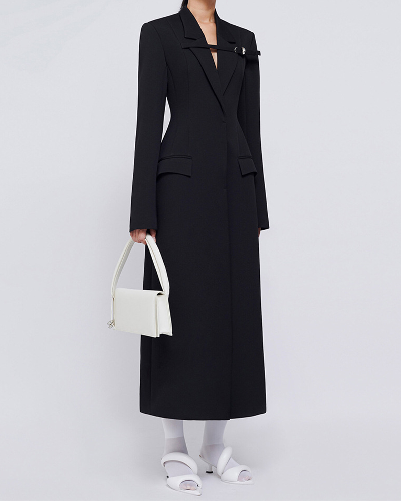 Velina Moda | Commuter Long Suit Jacket