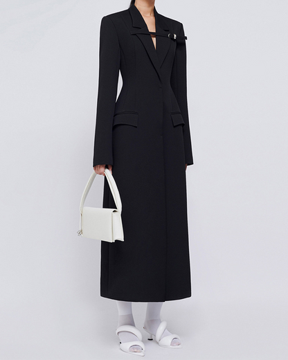 Velina Moda | Commuter Long Suit Jacket
