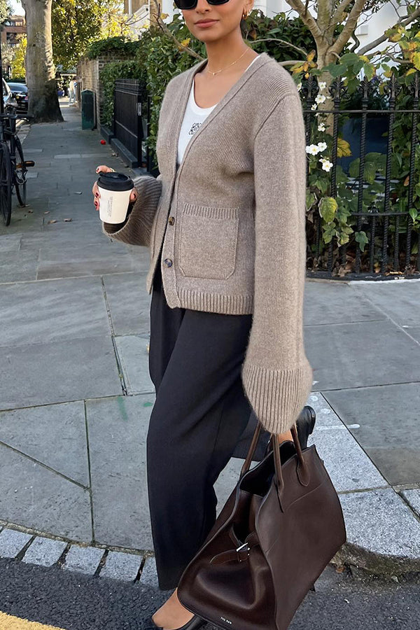 Velina Moda | Double Pocket Cardigan