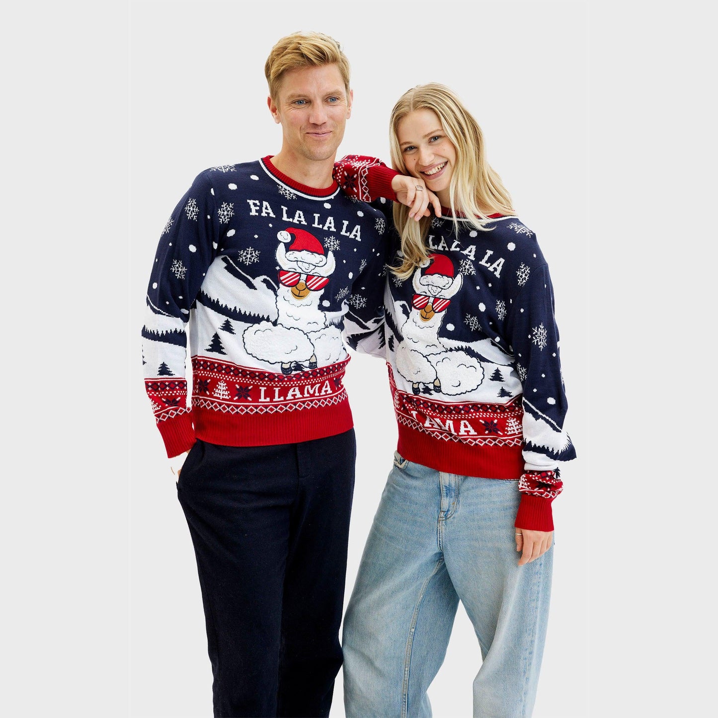 Velina Moda | Fa La La La Llama Sweater Women