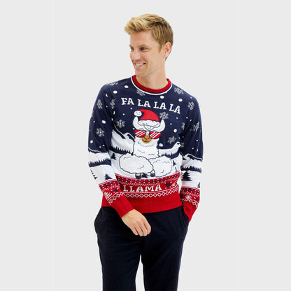 Velina Moda | Fa La La La Llama Sweater Men's