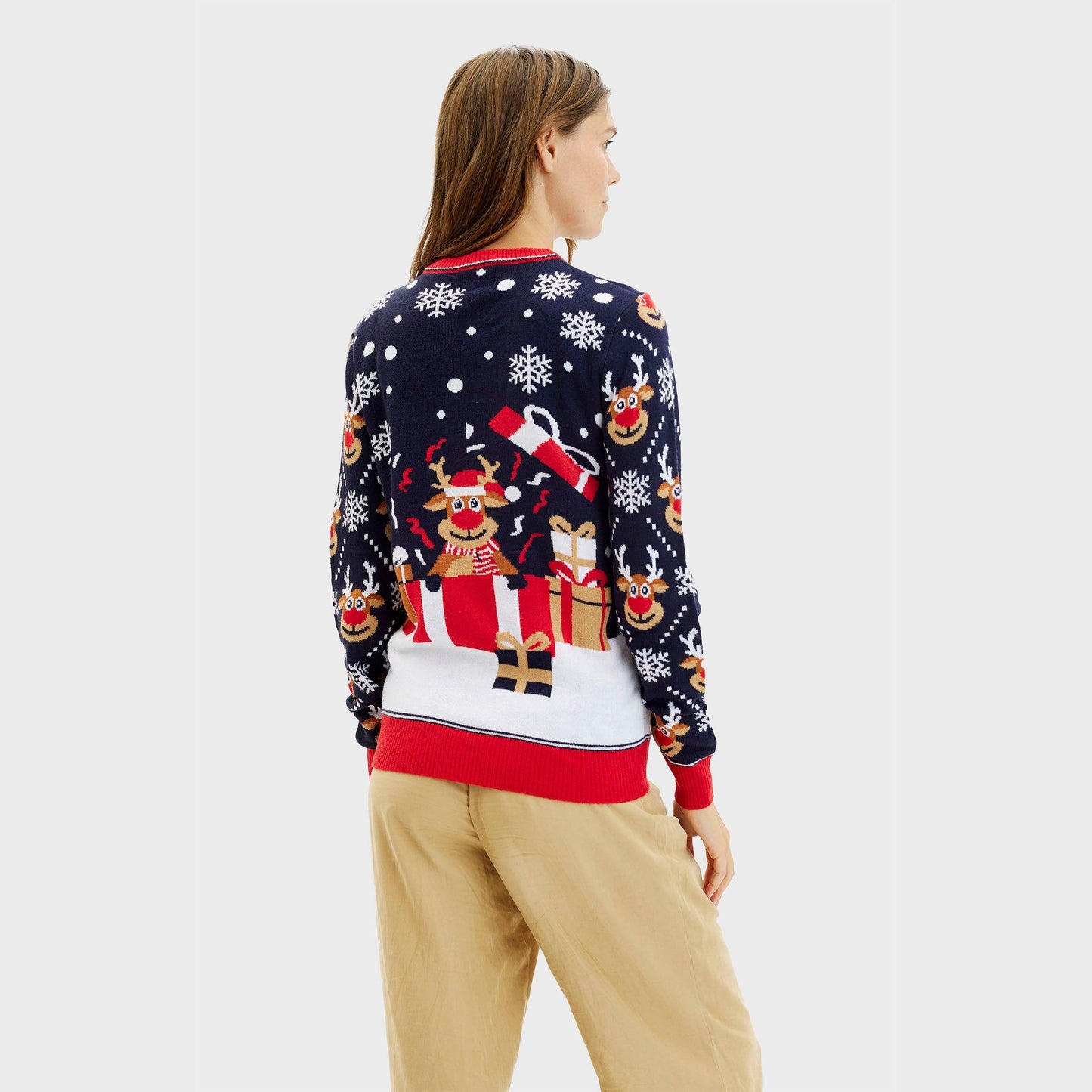 Velina Moda | The Bringing Christmas Gifts Christmas Sweater Women's