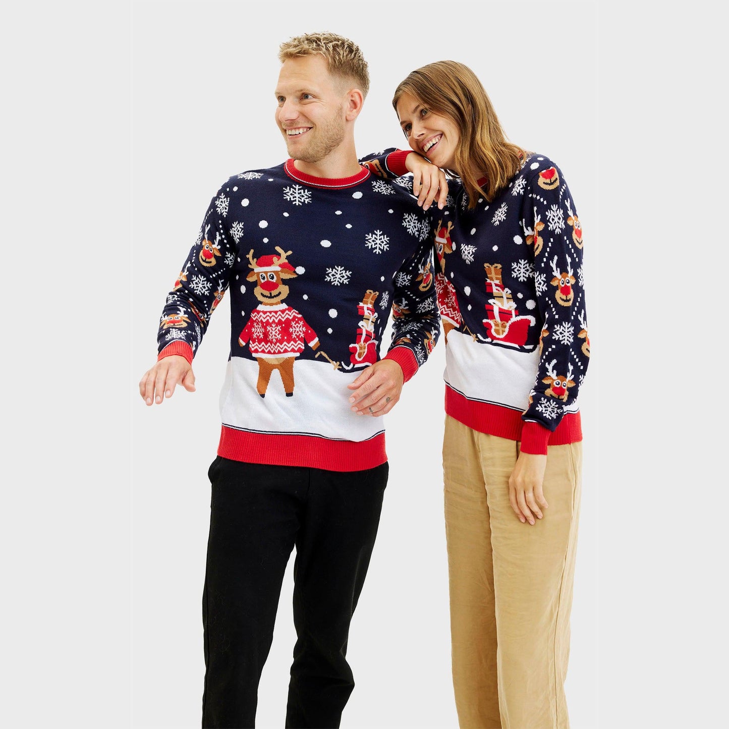 Velina Moda | The Bringing Christmas Gifts Christmas Sweater Women's