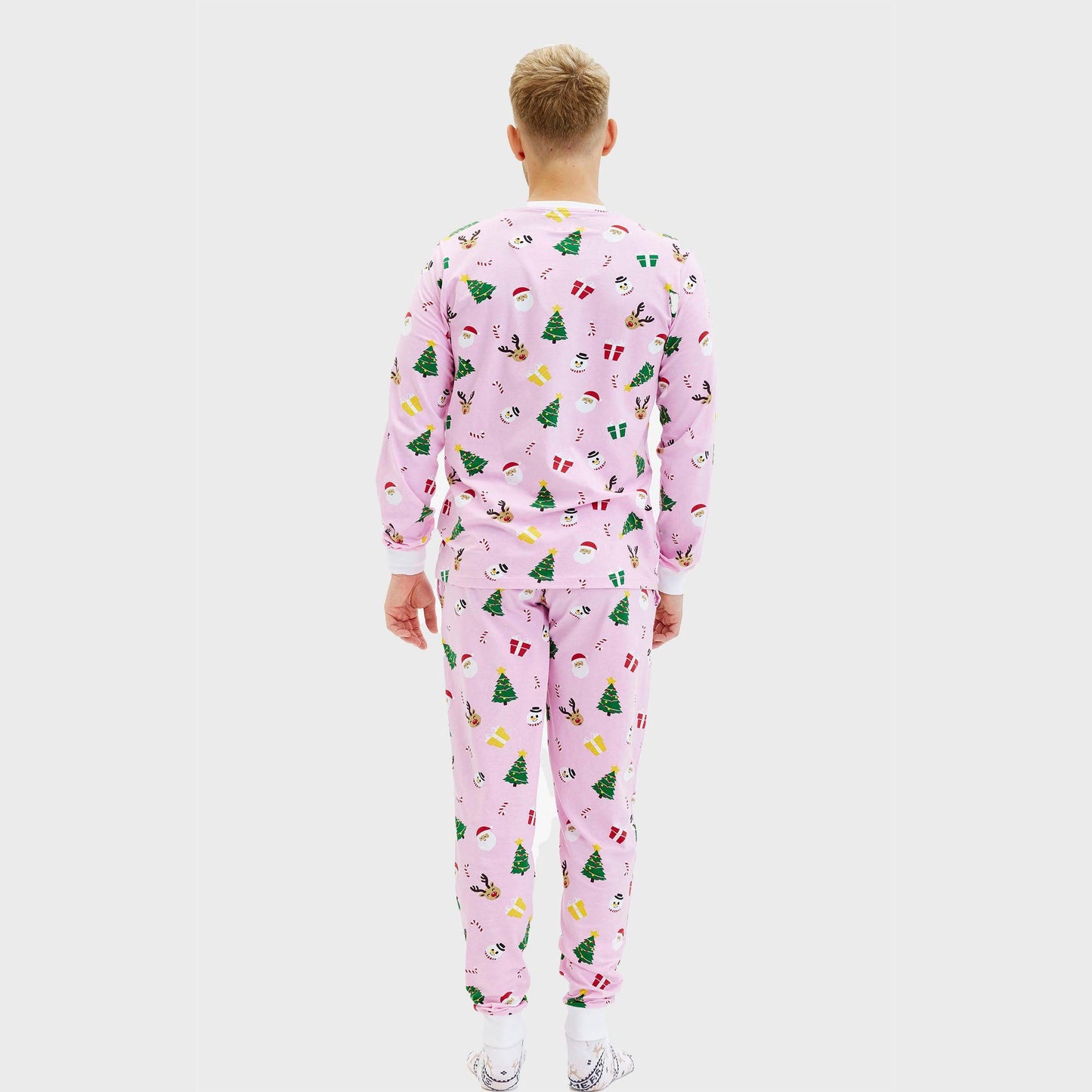 Velina Moda | The pink Christmas pajamas Men